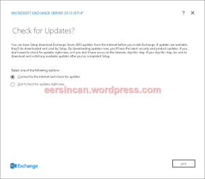 01-Exchange Update Check